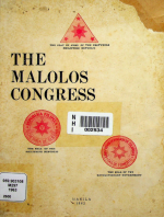 The Malolos Congress (Philippines Historical Committee, 1963)